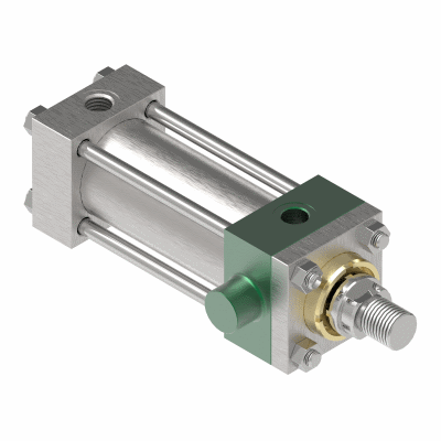 Trunnion mount, header