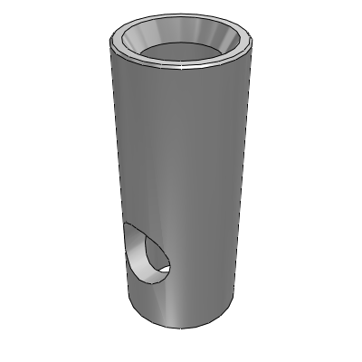 Transport anchor with cross hole LS