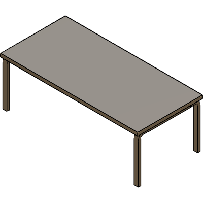 阿尔托长方形桌子 86