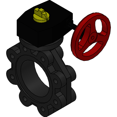 ASAHI YUKIZAI CORPORATION Butterfly Valve Type 57L Gear Industrial Valves