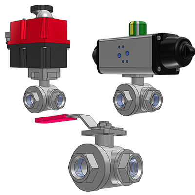 3-Way Ball Valves