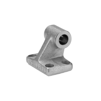 Bearing block with fixed bearing and foot
