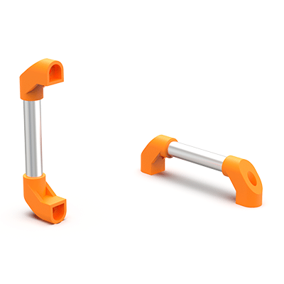 Bügelgriffe / Maschinengriffe mit Alu-Rohr