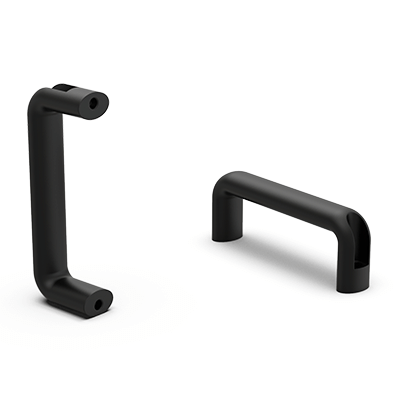 Bügelgriffe aus Aluminium Druckgugss mit Durchgangsbohrung