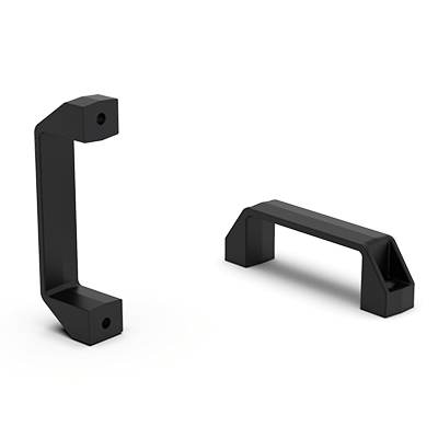 Bügelgriffe mit Durchgangsbohrung für Senkkopfschrauben