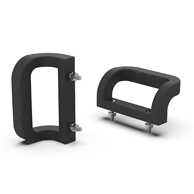 Bügelgriffe / Kokillengriff mit Durchgangsbohrung