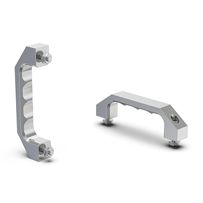 Bügelgriffe aus Edelstahl mit Durchgangsbohrung