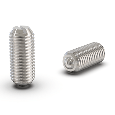 Ball and spring index plungers with ball and slot gear, stainless steel quality