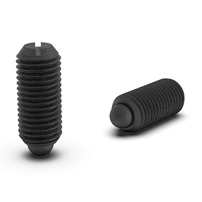 Ball and spring index plungers with pin, steel quality