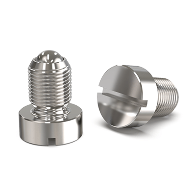 Ball and spring index plungers with collar and ball, slot gear, stainless stell quality