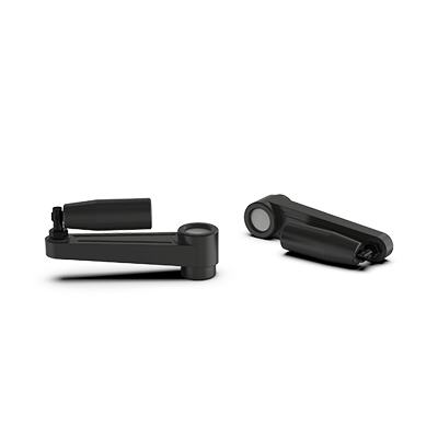 Handkurbeln und Handräder / Handkurbeln mit abklappbarem Zylindergriff