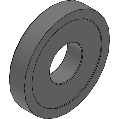 Clamping Nut with balancing threads