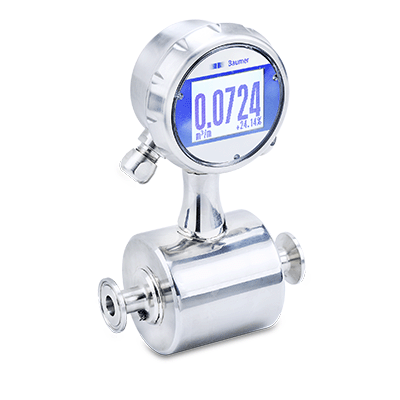 Electromagnetic flow meter for hygienic applications