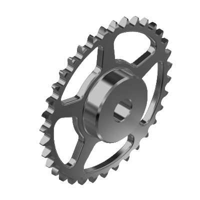 Simplex cast iron sprockets