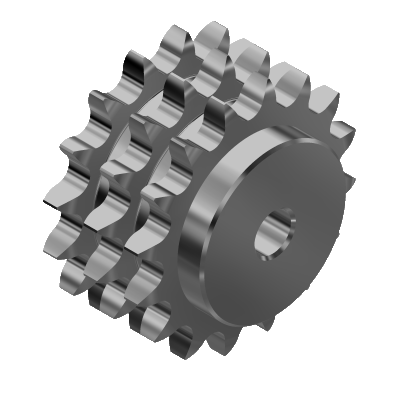 Triplex sprockets