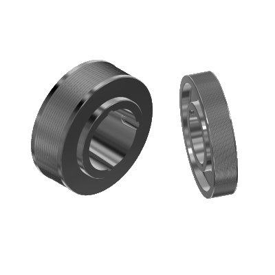 Poly-V pulleys for taper bush