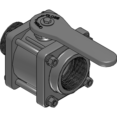 Bee Valve 2 Full Port, MPT x FPT - PN 30112-A Industrial Valves