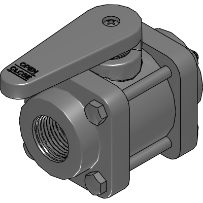 Bee Valve 1-14 Full Port, w SS HDW - PN 4012X-20 Industrial Valves