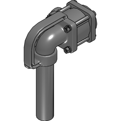 Bee Valve 2 Standard Port, wNozzle & SS HDW - PN 4012L-20 Industrial Valves