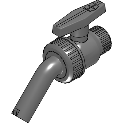 Bee Valve 1 Full Port wNozzle - PN SU100-FP-NOZ Industrial Valves