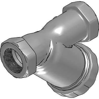 Bee Valve 2 Strainer w40 mesh screen - PN 4187B-40 Industrial Valves