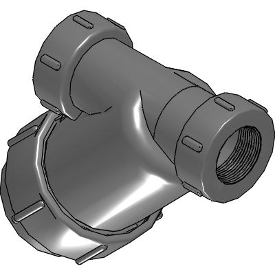 Bee Valve 1-12 Y-Strainer w12 mesh screen - PN LSY150-12 Industrial Valves