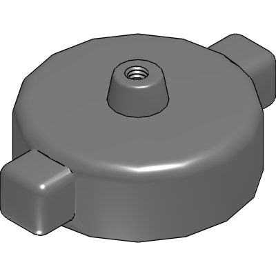 Bee Valve 2 Pipe Cap, Poly, FPT - PN 200PC-M Industrial Valves