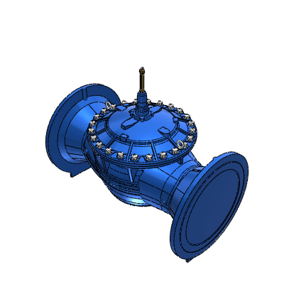 BELGICAST DRW3_ACV_Hydrobloc_DN600XGS_MAIN VALVE Industrial Valves