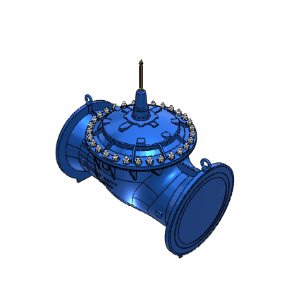 BELGICAST DRW3_ACV_Hydrobloc_DN700XGS_MAIN VALVE Industrial Valves