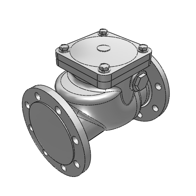 BELGICAST DRW3_CHV Swing CV_B6 51_DN100 PN16 Industrial Valves
