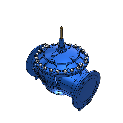 BELGICAST DRW3_ACV_Hydrobloc_DN400XG_MAIN VALVE Industrial Valves