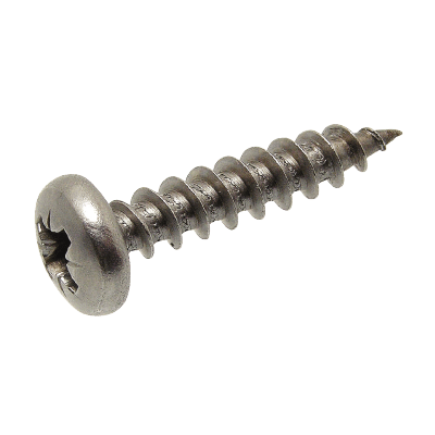 Cross recessed pan head chipboard screw - Stainless steel A2