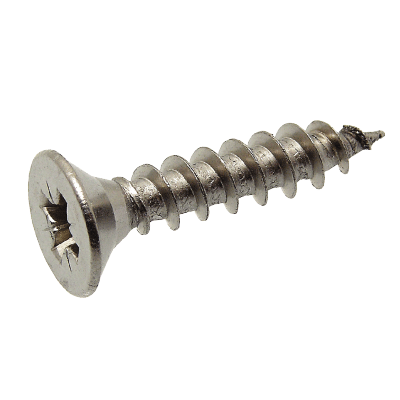 Cross recessed countersunk head chipboard screw - Stainless steel A4