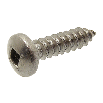 Square pan head self tapping screw - Stainless steel A2 - DIN 7981