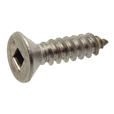 Square recessed countersunk head self tapping screw - Stainless steel A2 - DIN 7982