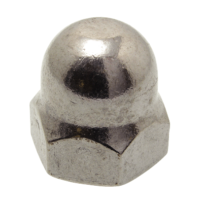 Hexagon domed cap nut with welded cap - Stainless steel A2 - DIN 1587