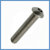 Hexagon socket button head screw with security pin - Stainless steel A2
