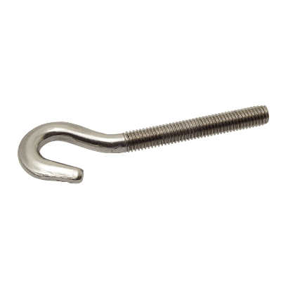Hook with metric thread for turnbuckle - Stainless steel A2