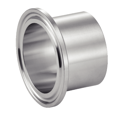 Welding ISO clamp ferrule - Stainless steel 316L