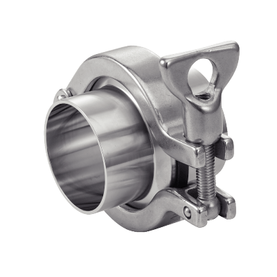 Raccord clamp DIN/métrique complet - Inox 316L - Joint EPDM