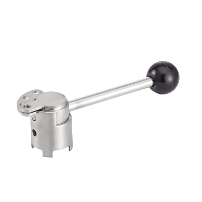 Lockable pull tab handle