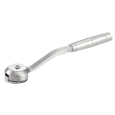 Stainless steel lever handle for butterfly valve
