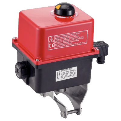 Positioner electrical actuator ER+ with fixing bracket - IP66