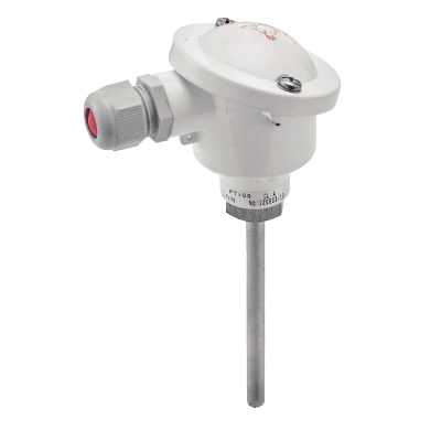 Thermocouple sensor with 4-20 mA transmitter - 2 wires output - Stainless steel 316L