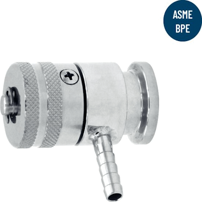 Robinet d'échantillonage hygiénique - Inox 316L
