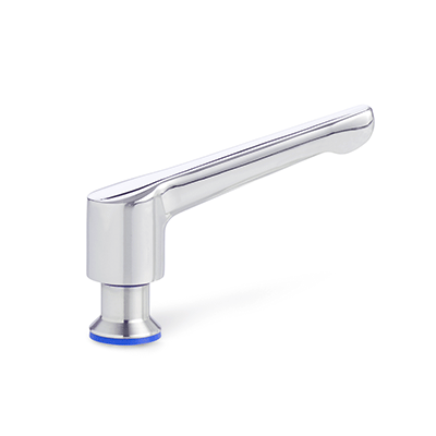 Adjustable Hand Levers, Stainless Steel, Hygienic Design, with inner thread