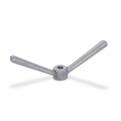 Clamp nuts with double lever