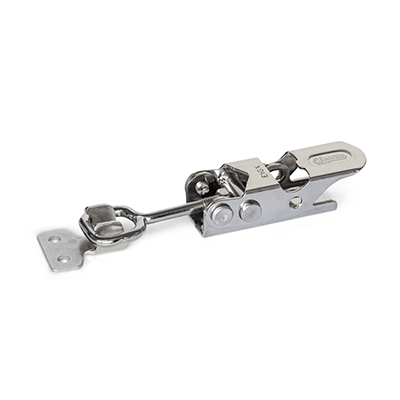 Toggle Latches, Stainless Steel, without Lock Mechanism, Type G, Latch bolt with loop, with catch