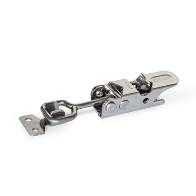 Toggle Latches, Stainless Steel, with Lock Mechanism, Type G, Latch bolt with loop, with catch