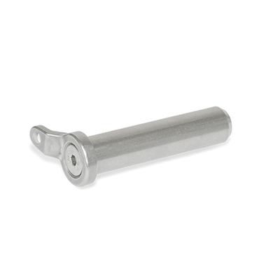 Stainless Steel-Assembly pins, Type E, with washer with eyelet, Identification no. 1 without cross hole